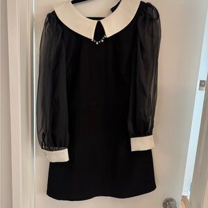 Avec Les Filles Black and White Dress